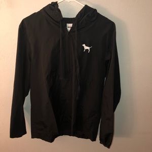 Black Victoria Secret Windbreaker